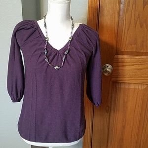 Sweater Top, american rag, sz S, purple